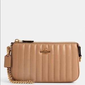 Coach Large Quilted Wristlet